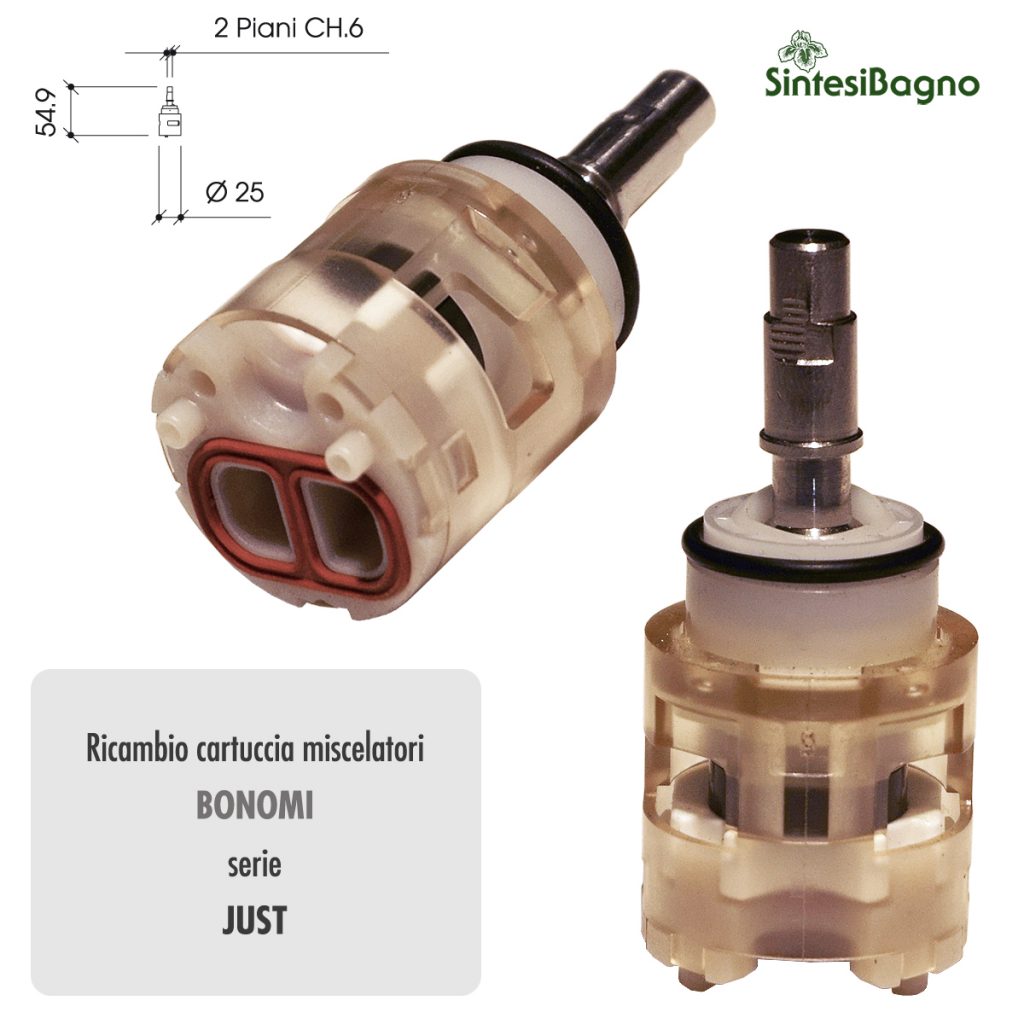 Schläfer 480063 Cartuccia Rubinetto Miscelatore 40mm, Cartuccia Di Ricambio Miscelatrice Universale Kerox In Ceramica Di Tipo Convenzionale Monocomando Da K 42d Mm 84677926 - Foto 3