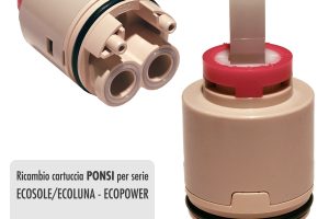 Cartuccia PONSI Ø 35 per miscelatore ECOSOLE/ECOLUNA/ECOPOWER - BTRICCCA05
